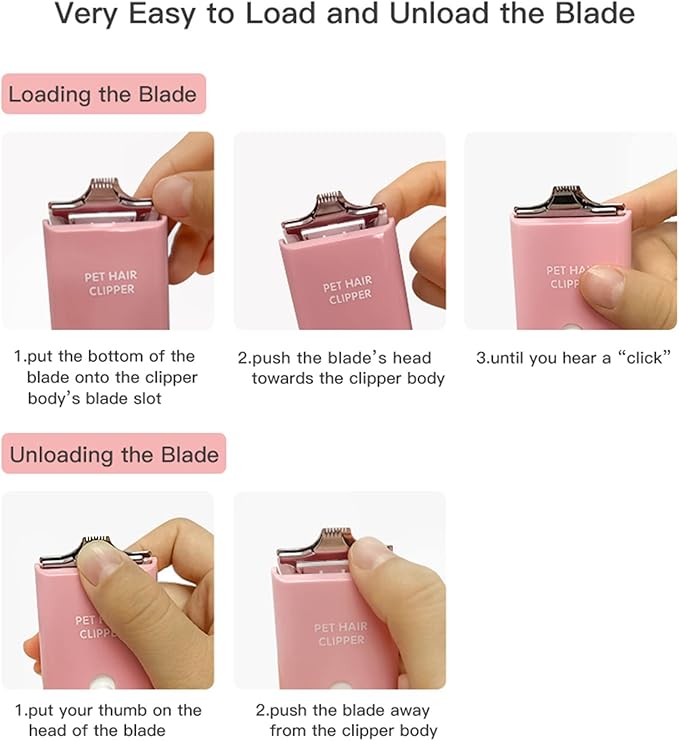 3 PCS Narrow Size Replaceable Ceramic Blades Set Pet Hair Clipper,Cat Dog Common Use Clipper Blade(#AP005)-PurrikoPets