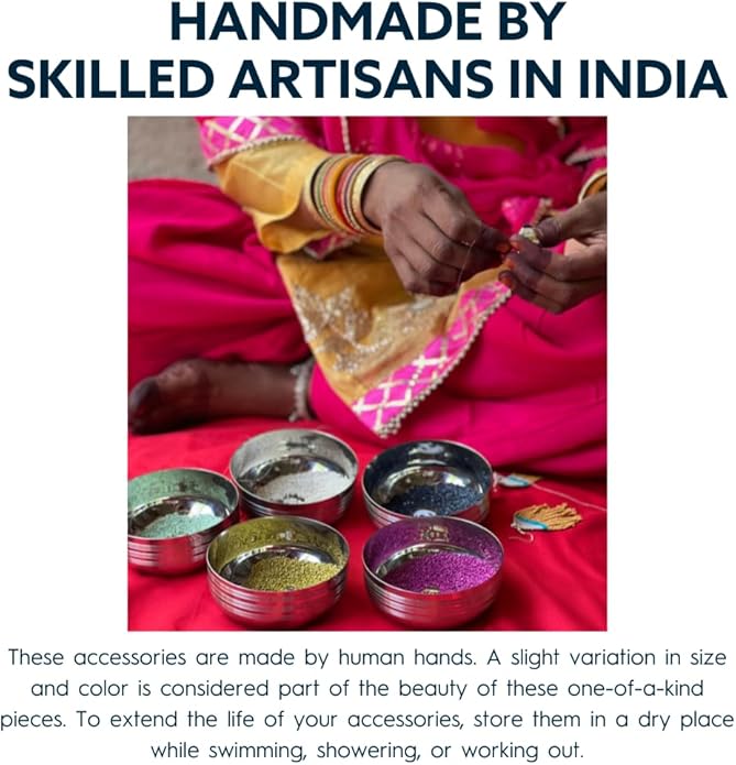 INK+ALLOY Game Day Earrings for Women, Luxe Beaded Fringe Earrings for Football Gameday Outfits, Handmade Jewelry for College Students, Team Gifts, Teachers, Football Moms