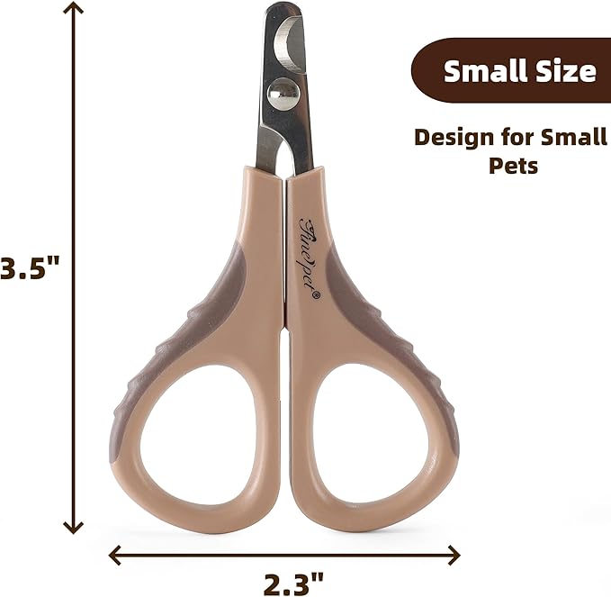 Dog Nail Clippers Pet Nail Trimmers for Small Dogs Easy and Safe Pet Grooming Clippers Cat Claw Trimmer S-PurrikoPets