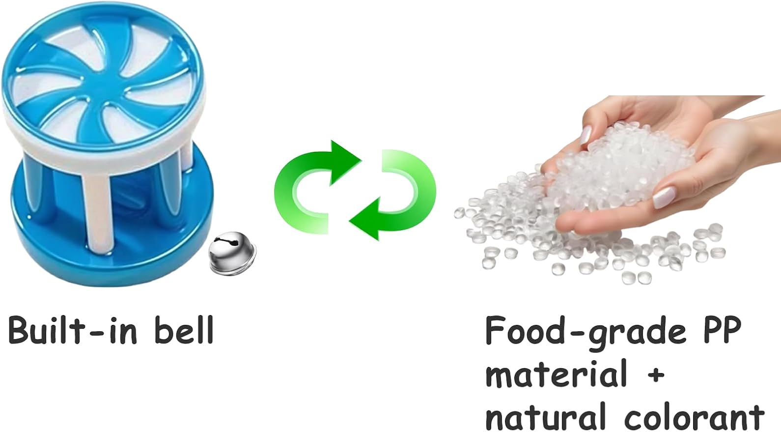 10-Pack Cat Toy Balls with Bells for Kittens and Cats (1.5'' - 2.2'', Cat Toys Mega Set)-PurrikoPets