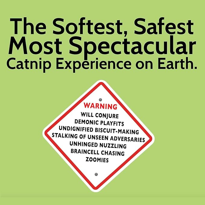 Fiend Catnip Safety-Cut 100% Pure Potent Fine Cat Nip for Cats & Kittens – Ultra Potent, North American – 1 Cup (34.5g) Canister – Go Ahead, Create a Monster!-PurrikoPets