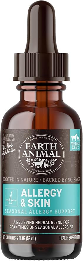 Earth Animal Herbal Remedies | Allergy and Skin | 2 fl oz-PurrikoPets