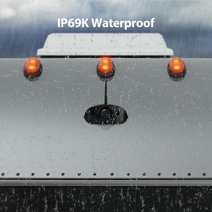 10.1" RV Backup Camera Wireless System Plug and Play, Pre-Wired for Furrion RV Trailer Camper Motorhome, HD 1080P DVR Monitor with Rear View Camera, IR Night Vision IP69K Waterproof, BY5-PurrikoPets