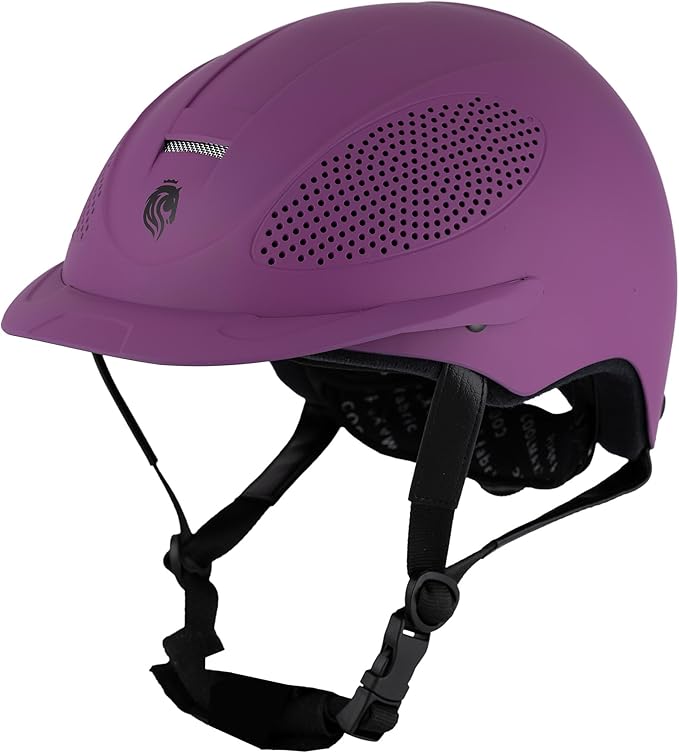 Equinavia Skylar Horse Riding Helmet – Lightweight Equestrian Helmet with Airflow Vents, Adjustable Dial & Removable Liner, ASTM F1163-23/SEI Certified-PurrikoPets