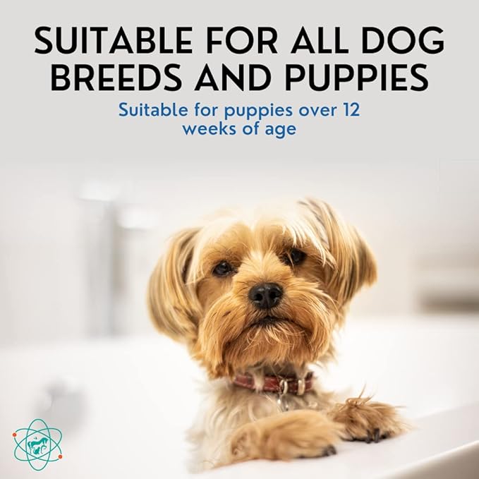 8 floz 5 in 1 Dog Shampoo for Itchy Skin - Sensitive Skin Dog Shampoo for Smelly Dogs - Dog Shampoos & Conditioners - Made in The USA-PurrikoPets