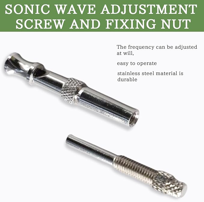 3 PCS Dog Whistle to Stop Barking Neighbors Dog, Adjustable Ultrasonic Wave Silent Dog Whistle, with Lanyard, Small and Portable, Suitable for All Dog Breeds (Black+White+Orange)-PurrikoPets