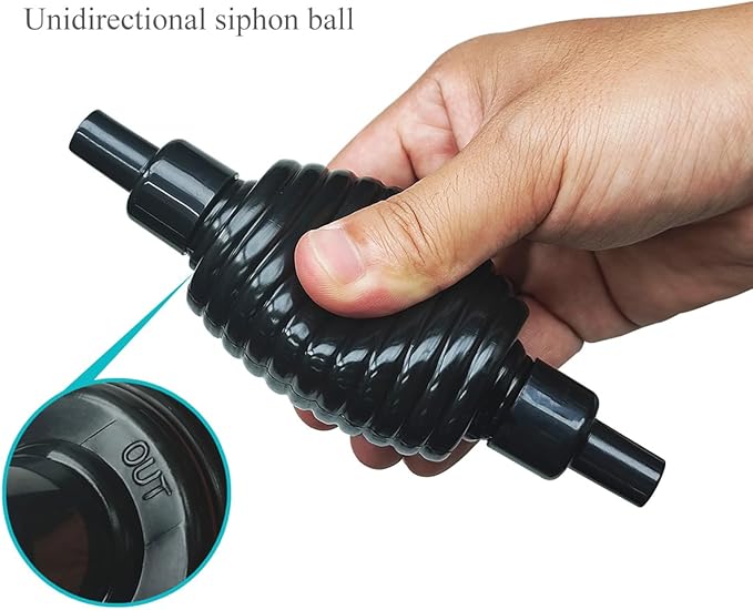 7ft Aquarium Siphon Vacuum Cleaner for Fish Tank Cleaning Gravel & Sand-PurrikoPets