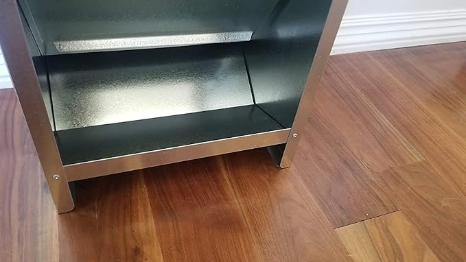 Duncan's Dog Feeder - Galvanized Metal Pet Food Station for Outdoor or Indoor Use - Automatic Gravity Self Feeding Dispenser for Small, Medium, and Large Breeds - Holds 25 Pounds of Dry Kibble-PurrikoPets