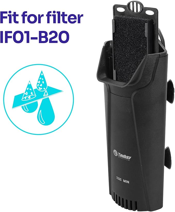 3PCS Aquarium Internal Filter Replacement Cartridge for IF01-B20, Fish Tank Filter Accessories-PurrikoPets