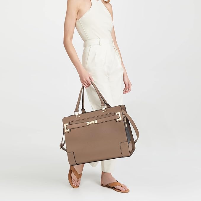 Fashion Pet Carrier Dog Cat Carrier Purse Soft-Sided Leather Handbag Pet Tote Bag for Small Dogs Puppy and Cats TSA Airline Approved (Khaki)-PurrikoPets