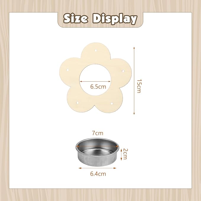 Fennoral 4 Pack Bird Feeder Kits for Kids Make Your Own Bird Feeders Wooden Art and Craft for Girls Boys Ornaments DIY to Paint Craft for Spring Garden Outdoor Decoration Summer Activities Project-PurrikoPets