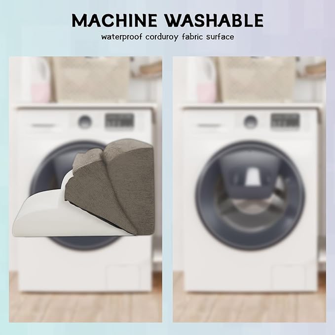 Dog Steps for Small Dogs, 4-Step Pet Ramp Stairs for High Beds and Sofa, Non-Slip Pet Stairs for Small Dogs and Cats, Removable and Easy to Clean Cover, Light Brown-PurrikoPets