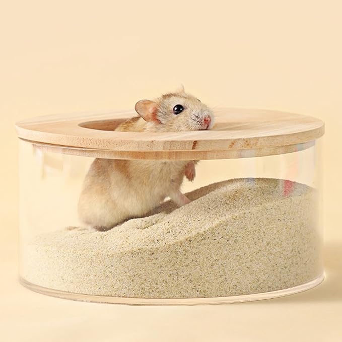 DR.DUDU Hamster Bath Sand, 12lb Dust Free Desert Sand or Potty Litter Sand for Hamster Chinchillas Gerbil Syrian Mice Small Animals (Beige)-PurrikoPets