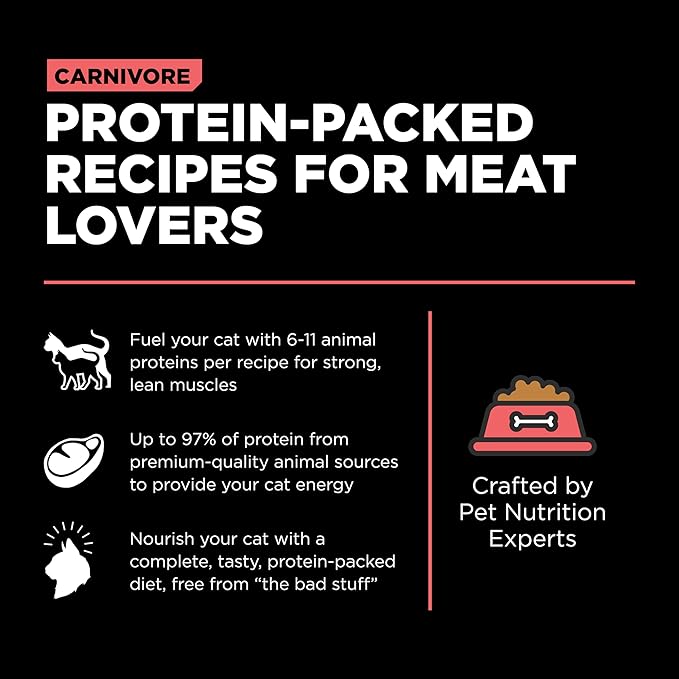 Go! Solutions Carnivore, Grain-Free, Protein Rich Dry Cat Food, Salmon and Cod Recipe, 8 lb Bag-PurrikoPets