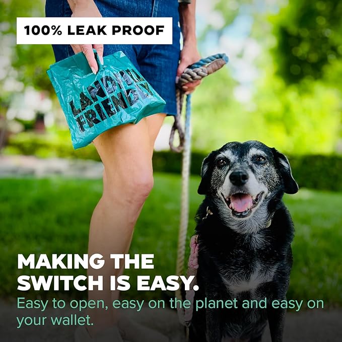 Doggy Do Good Next Pet Waste Bags, Landfill Friendly Recycled Plastic Unscented Dog Poop Bags, Leakproof, Strong, Thick, Earth Friendly for Dogs, 120 Count (120 Bags)-PurrikoPets