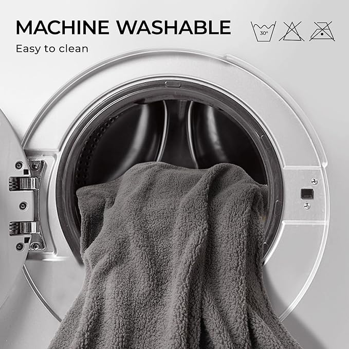 1 Pack 3 Calming Blankets Fluffy Premium Fleece Pet Blanket Soft Sherpa Throw for Dog Puppy Cat Grey Large (41" x31'')-PurrikoPets