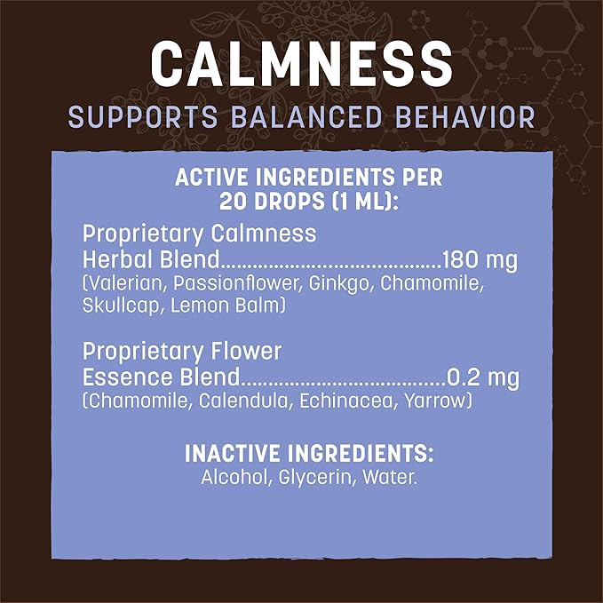 Earth Animal Herbal Remedies | Calmness | 2 fl oz-PurrikoPets