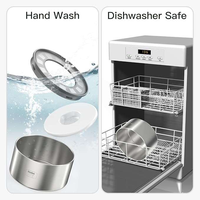 1Gallon No Spill Water Bowl for Dogs, Double-Wall Stainless Steel with Splash-Proof Paws Lid and Floating Disk, Non-Slip Base, Easy to Clean Slow Water Feeder for Large Medium Dogs-PurrikoPets