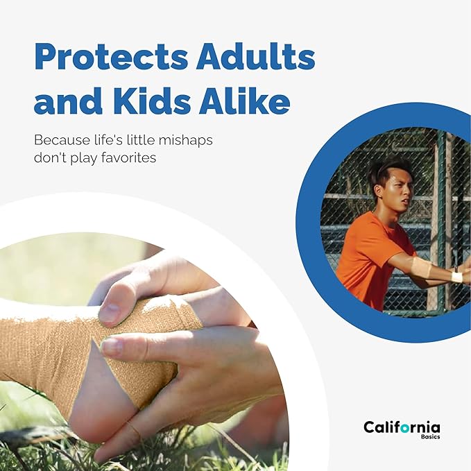 12 Pack Self-Adhesive Bandage Wrap - 2 Inches x 5 Yards - Elastic Self Adherent Cohesive Wrap Bandage - Breathable Athletic Tape for Wrists, Knee, and Ankle - First Aid Sports Wrap - Brown-PurrikoPets