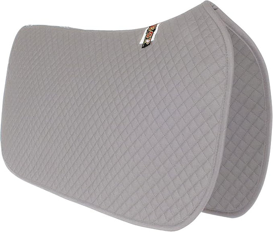 ECP Equine Comfort Products All Purpose Diamond Quilted Western Saddle Pad for Injury Prevention, Breathable, Hypoallergenic, Shock-Absorbing Cushion for Horse Comfort-PurrikoPets