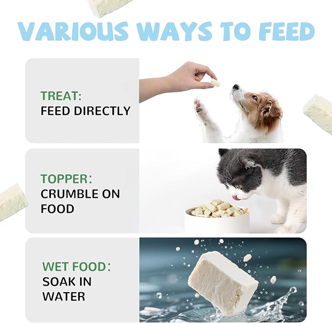 Freeze Dried Sheep Milk Yogurt Flavor, Gentle Sheep Milk Dog Treats for Sensitive Stomachs Puppies, 2.8 oz-PurrikoPets