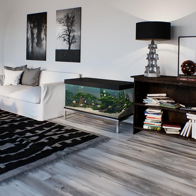 24 in X 48 in. Aquarium Stand | Industrial Style Aluminum Fish Tank Base with Open Frame Design-PurrikoPets