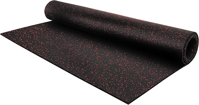Flooring Inc's 1/4" Thick Tough Rubber Flooring Roll | Flexible Recycled Rubber Floor Mats for Home Gym | Heavy Duty Rubber Mat for Home Gyms, Sheds, Horse Stall Mat or Trailer-PurrikoPets