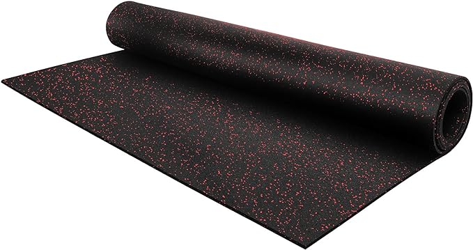 Flooring Inc's 1/4" Thick Tough Rubber Flooring Roll | Flexible Recycled Rubber Floor Mats for Home Gym | Heavy Duty Rubber Mat for Home Gyms, Sheds, Horse Stall Mat or Trailer-PurrikoPets