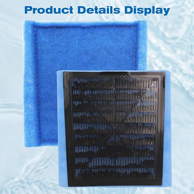 12 Pack Aquarium Filter Cartridges for Aqua-Tech 30-60/20-40 Gallon Fish Tank Power Filter Replacement, EZ-Change #3 Fish Filter Cartridge-PurrikoPets