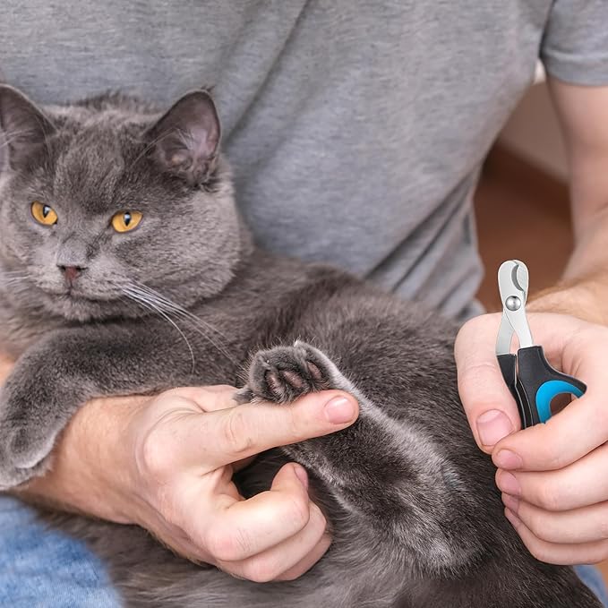 20 Pcs Cat Nail Clipper Bulk Kitten Claw Trimmer Pet Nail Cutter Claw Care for Cats, Kittens, Bunny, Puppy, Rabbit, Gatos, and More-PurrikoPets