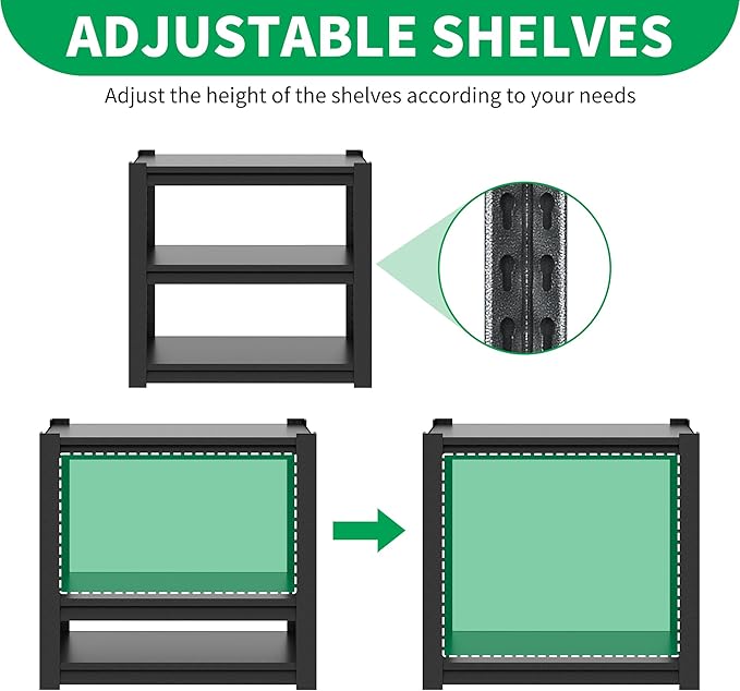 Fish Tank Stand,3-tier Rack Shelf Heavy Duty Metal Frame Aquarium Stand 20 Gallon,Reptile Terrarium Stand for 30 Gallon Long Aquarium,Reptile Tank Stand,Breeder Tank Stand,31.5"*18"*34"-PurrikoPets