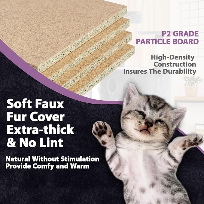 70 inches Cat Tower for Indoor Cats Multi-Level Cat Condos for XL Cat Tree Cat Climbing Tower with Scratching Posts, Hanging Toys,Dark Gray-PurrikoPets