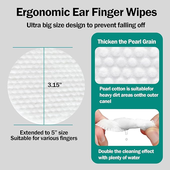 Eyes Wipes for Dogs & Cats Dog Cleaning Grooming Deodorizing Wipes Kit Wash Cleaner for Eyes Wrinkle Face Gently Remove Tear Stain Eye Debris 25pcs Unscented-PurrikoPets