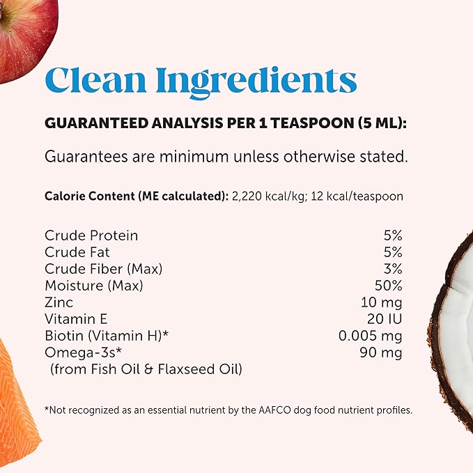 Dog Skin and Coat Supplement with Salmon Oil for Dogs - Allergy Itch Relief + Skin & Coat Health, Dog Food Topper Bone Broth with Salmon Oil, Collagen, Biotin + Vitamin E (12 oz)-PurrikoPets