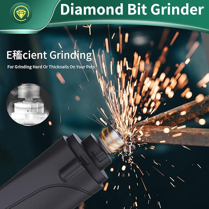 2-in-1 Dog Nail Clippers & Cat Nail Clippers Trimmers for Large Medium Small Dogs Cats Claw Trimmer Quick Sensor and Safety Guard USB Rechargeable with 2 LED Lights Dogs Nail Trimmer-PurrikoPets