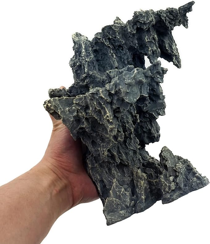 Fish Tank Decor Rocks.Aquarium Decoration Model.Easy and Quick Solution for Aquascaping.(Sky City)-PurrikoPets