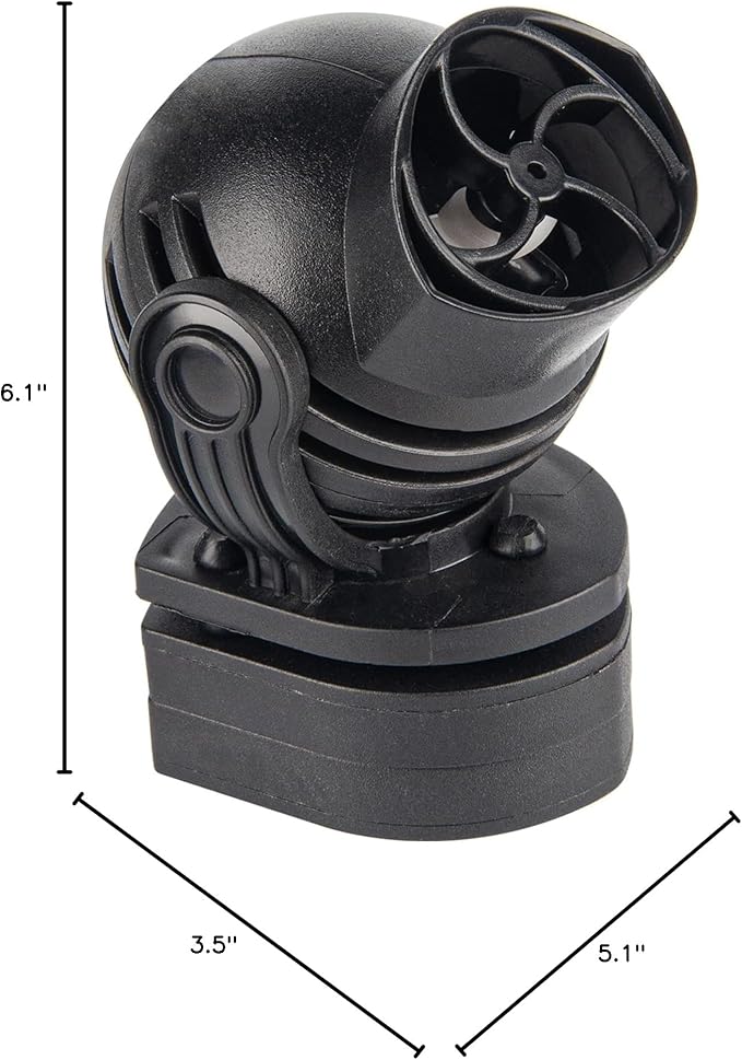 FREESEA Aquarium Powerhead Wave Maker: 1050 GPH Circulation Wavemaker Pump - 360° Adjustable Power Head with Magnetic Suction for 1-55 Gallon Fish Tank | Saltwater | Freshwater-PurrikoPets