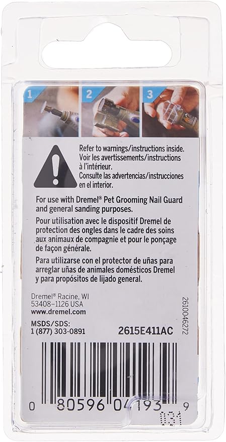 Dremel SD60-PGK EZ Lock Pet Nail Grooming Sanding Discs-PurrikoPets