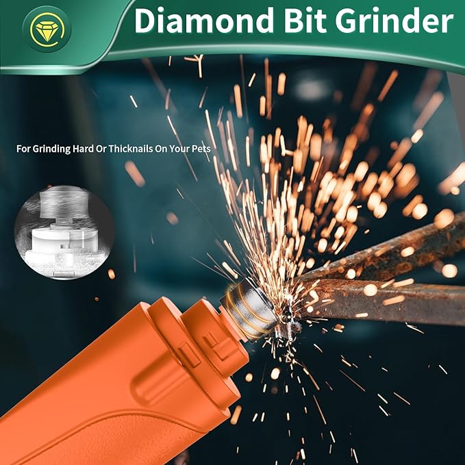 2 in 1 Dog Nail Clippers & Cat Nail Clippers Trimmers for Large Medium Small Dogs Cats Claw Trimmer Quick Sensor and Safety Guard USB Rechargeable Dogs Nail Trimmer with Catcher & 2 LED Lights-PurrikoPets