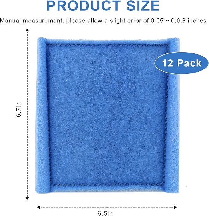 12 Pack Replacement Rite-Size C Filter Cartridges Compatible with MarineLand Penguin PRO Power Filters 275/375 & Original 200/350 Aquarium Fish Tank Replacement Filter Cartridges-PurrikoPets