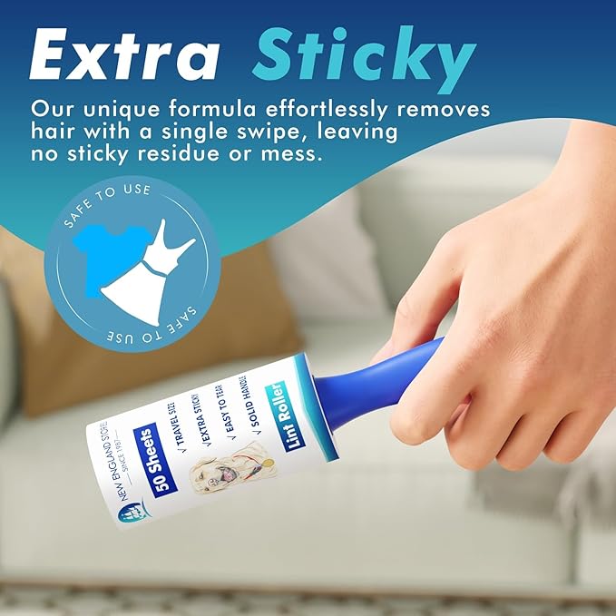 200 Sheets Mini Lint Rollers for Travel - Set of 4 Small-Sized Lint Removers Designed for Convenient Portability, Ideal for Removing Pet Hair and Debri-PurrikoPets
