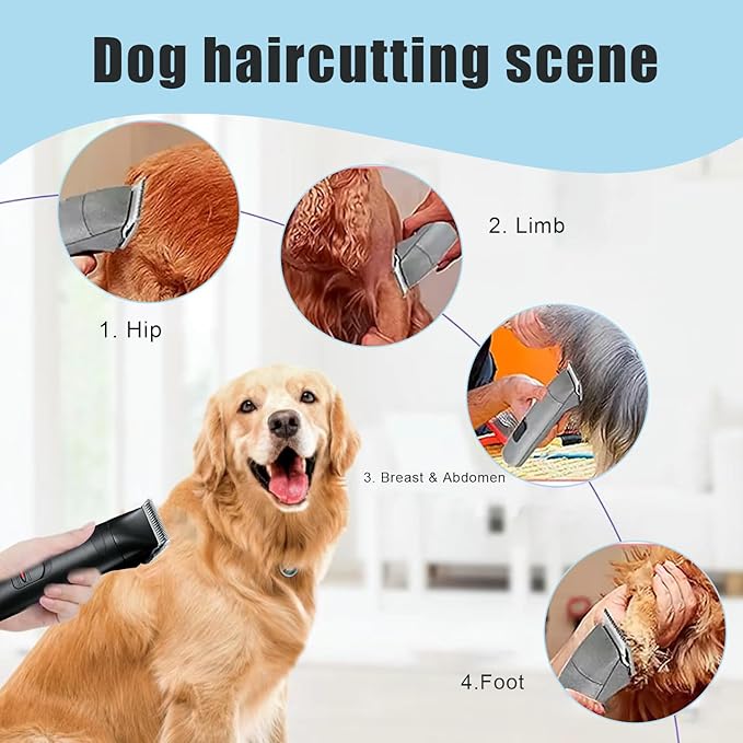 3pcs 5FC Blades for Dog Grooming Blades Compatible with Andis,Oster A5,Wahl km10 Dog Clippers,Size-#5FC, 1/4-Inch Cut Length (6.3mm) (3pcs #5FC (6.3mm))-PurrikoPets