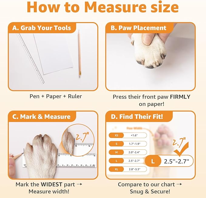 Double Sides Non-Slip Dog Socks to Prevent Licking Paws - Strong Traction for Hardwood Floors, Senior Dogs, Paw Protector, Dog Socks with Grippers - X-Large-PurrikoPets