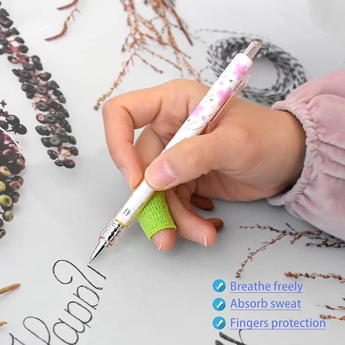 9 Pack 1" x 5 Yards Self Adhesive Bandage Wrap Self Stick Wrap for Ankle, Wrist, Finger, Sports, Breathable Cohesive Vet Tape for Pets (Grass Green)-PurrikoPets