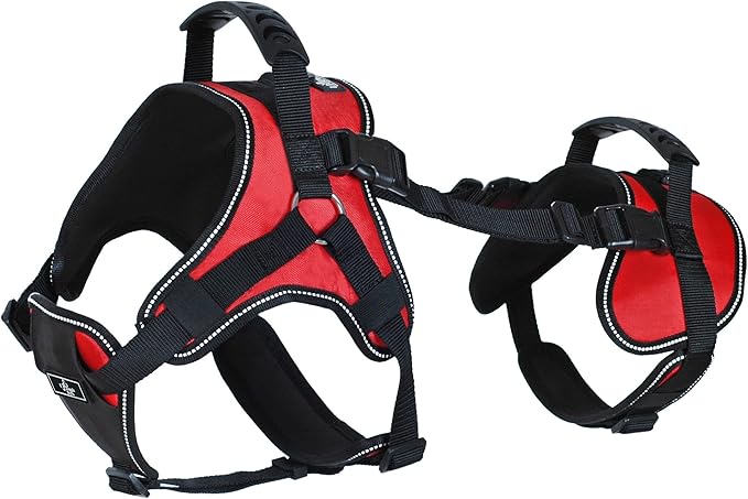 Doggie Stylz Multi-Functional Full-Body Lifting Dog Harness Vest, Designed for Front-Only, Rear-Only or Full-Body Dog Lifting. Please Measure Your Before Ordering.-PurrikoPets