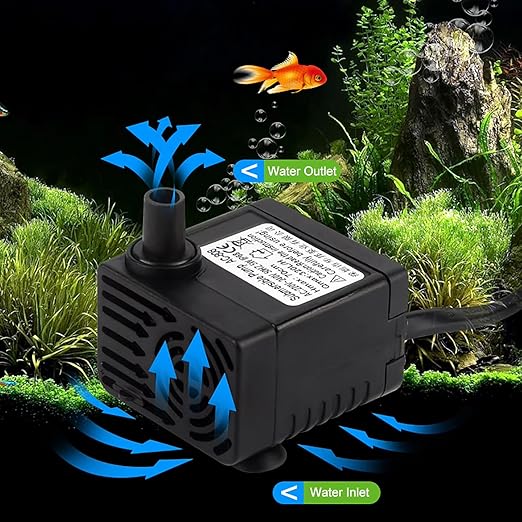 Electric Water Heater Chiller, AC 100‑240V 20L Aquarium Chiller ABS Housing Digital Display Intelligent Temperature Control 70W with Pump for Fish (US Plug Pump US Plug 110V)-PurrikoPets