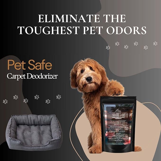 Goddess Carpet Freshener Powder: Powerful Odor Eliminator for Home, Upholstery Deodorizer, Carpet Deodorizer, Pet Urine, Cat Litter Box - Sweet Grace Fragrance-PurrikoPets