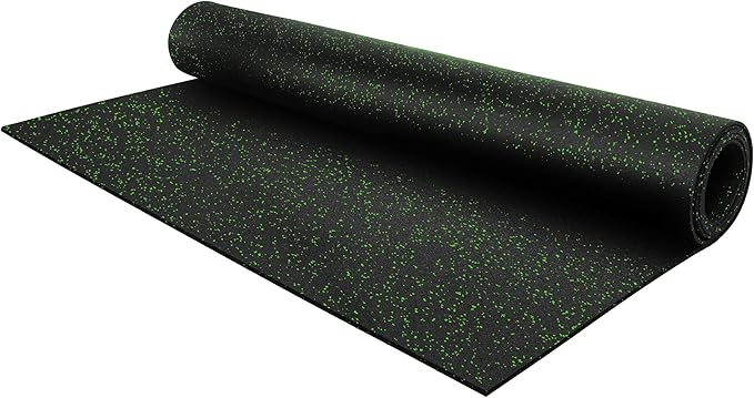Flooring Inc's 1/4" Thick Tough Rubber Flooring Roll | Flexible Recycled Rubber Floor Mats for Home Gym | Heavy Duty Rubber Mat for Home Gyms, Sheds, Horse Stall Mat or Trailer-PurrikoPets