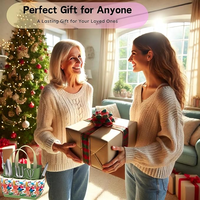 Gardening Tools Set of 9 - Complete Heavy Duty Garden Tools Set with Fashion Handbag - Durable Gardening Supplies Kit Ideal Gifts for Women-PurrikoPets