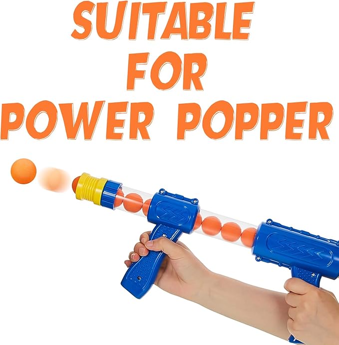 Frienda 24 Pieces Refill Balls Soft Orange Foam Balls Refills Approx 1. 1 Inch in Diameter, Soft Small Light Cat Ball Toys-PurrikoPets